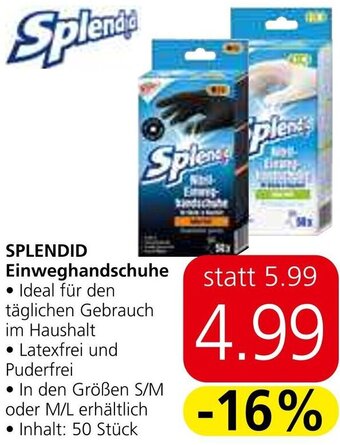 Eurospar SPLENDID Einweghandschuhe Angebot