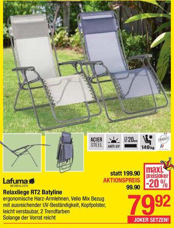 Maximarkt Lafuma Relaxliege RT2 Batyline Angebot