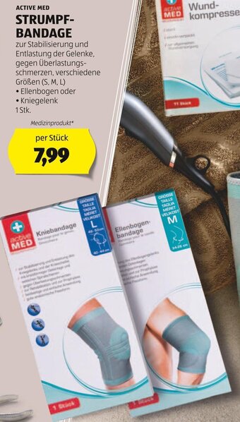 Hofer ACTIVE MED STRUMPF- BANDAGE per Stück Angebot