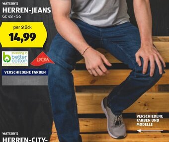 Hofer WATSON'S HERREN-JEANS Gr. 48-56 per Stück Angebot