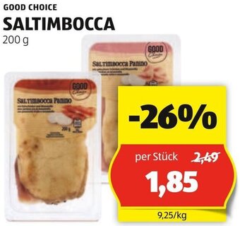 Hofer GOOD CHOICE SALTIMBOCCA 200 g Angebot