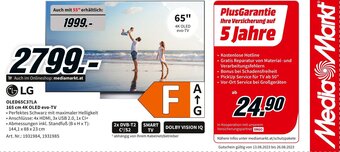 Media Markt LG OLED65C37LA 165 cm 4K OLED evo-TV Angebot