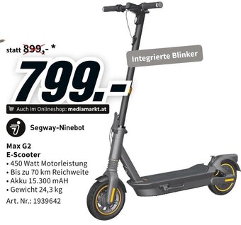 Media Markt Segway-Ninebot Max G2 E-Scooter Angebot