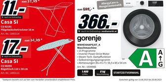 Media Markt gorenje WNHEI84APS/AT_A Waschmaschine Angebot