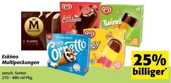 Nah&Frisch Eskimo Multipackungen versch. Sorten 270-880 ml-Pkg. Angebot