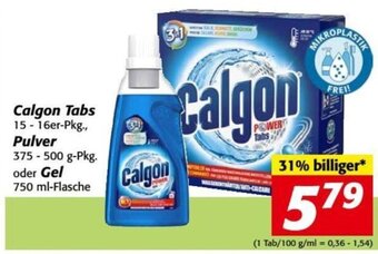 Nah&Frisch Calgon Tabs 15 - 16er-Pkg., Pulver 375 - 500 g-Pkg. oder Gel 750 ml-Flasche Angebot