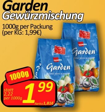 Wurstico Garden Gewürzmischung 1000g per Packung Angebot