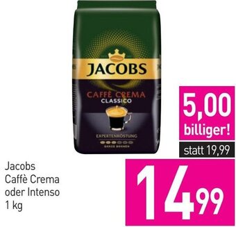 Sutterlüty Jacobs Caffè Crema oder Intenso 1 kg Angebot