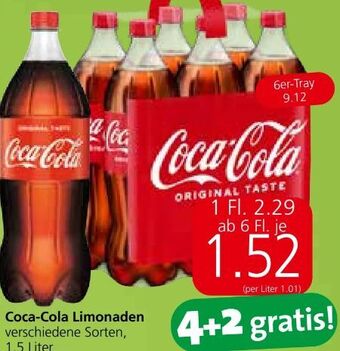 Eurospar Coca cola limonade Angebot