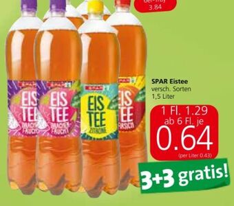 Spar Eistee Angebot