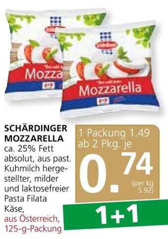 SPAR Gourmet Mozzarella Angebot