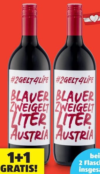 Hofer Blauer zweigelt Angebot