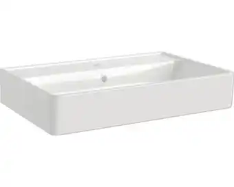 Hornbach Aufsatzwaschbecken fackelmann natura rund 60x40 cm weiß Angebot