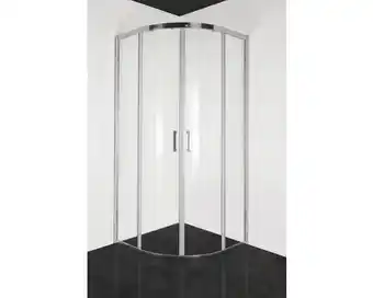 Hornbach Rundduschkabine sanotechnik elite r90 radius 550 mm 900x900x1950 mm echtglas klar hell chrom Angebot