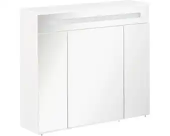 Hornbach Led-spiegelschrank fackelmann kara 3-türig 80x70x22,5 cm weiß Angebot