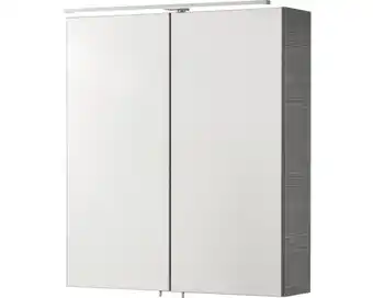 Hornbach Led-spiegelschrank fackelmann como 2-türig 60x68x16 cm holz Angebot
