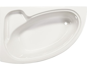 Hornbach Raumsparbadewanne sanotechnik kreta rechts 403000 153x98 cm weiß Angebot