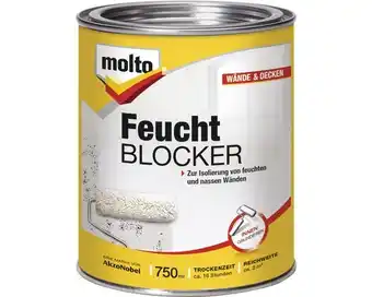 Hornbach Molto feuchtblocker weiß 750 ml Angebot