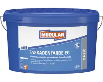 Hornbach Modulan 4001 fassadenfarbe eg weiß 12,5 l Angebot