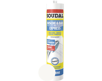 Hornbach Soudal dusche & bad express silikon weiss 300 ml Angebot