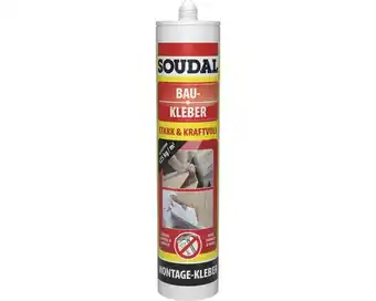 Hornbach Soudal montage fix montagekleber weiss 390 g Angebot