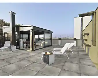 Hornbach Flairstone feinsteinzeug terrassenplatte betongrau rektifizierte kante 60 x 60 x 2 cm Angebot