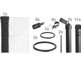 Hornbach 4-eckgeflecht set maschenweite 60 mm, 25 x 1,25m, anthrazit, zum einbetonieren Angebot