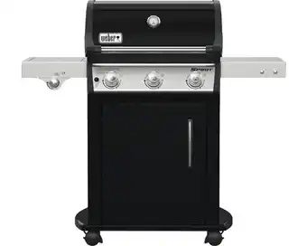 Hornbach Gasgriller weber spirit e-325 silber/schwarz mit 3 brenner, seitenbrenner, deckelthermometer, fettauffangschale, grillrost, s Angebot