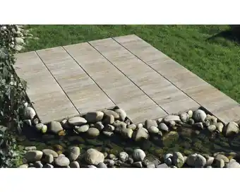 Hornbach Beton terrassenplatte istone pure muschelkalk 40x40x4cm Angebot