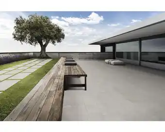 Hornbach Flairstone feinsteinzeug terrassenplatte luna silver rektifizierte kante 100 x 50 x 2 cm Angebot