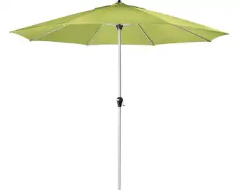 Hornbach Sonnenschirm marktschirm doppler active mit kurbelfunktion ø 380 cm polyester fresh green Angebot