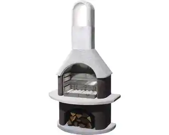 Hornbach Buschbeck grillkamin milano 65 x 110 x 203 cm beton stahl weiß braun Angebot