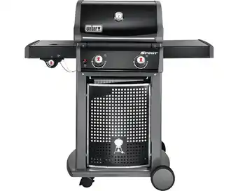 Hornbach Gasgriller weber spirit e-220 classic schwarz mit 2 brenner, deckelthermometer, fettauffangschale, warmhalterost und grillbes Angebot