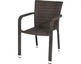 Hornbach Stapelstuhl siena garden minas polyrattan maron Angebot