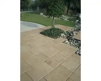 Hornbach Beton terrassenplatte istone basic ocker-gelb-rosè 60x40x4cm Angebot