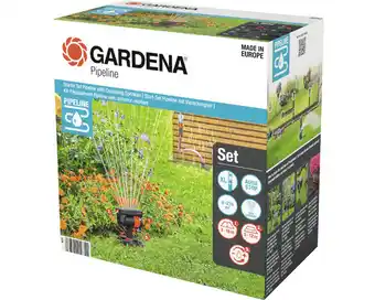 Hornbach Starter-set gardena pipeline inkl. viereckregner Angebot