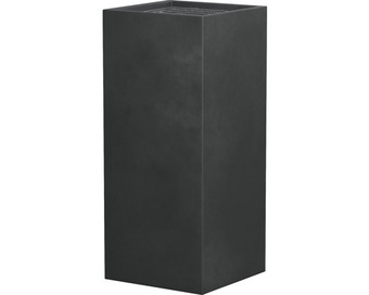 Hornbach Pflanzvase lafiora emilia kunststein 22x22x51 cm dunkelgrau Angebot