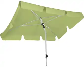 Hornbach Sonnenschirm mittelstockschirm doppler polyester 180 g/m² fresh green Angebot