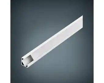 Hornbach Alu-eckschiene opal corner profile 2 2000 mm weiß Angebot