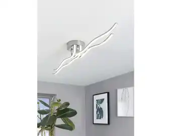 Hornbach Led deckenleuchte roncade länglich spirale chrom/weiß Angebot