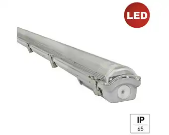 Hornbach Led feuchtraum wandleuchte e2 classic-power l 1x24 w ip65 grau Angebot