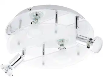 Hornbach Led deckenleuchte cabo 4x3 watt chrom, ø 29 cm Angebot