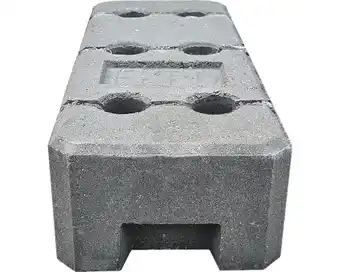 Hornbach Betonsockel für mobilzaun bauzaun beton 590 x 220 x 130 mm Angebot