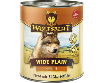 Hornbach Hundefutter nass wolfsblut wide plain adult , pferd mit süßkartoffeln mit wertvollen superfoods, getreidefrei, glutenfrei 800 Angebot
