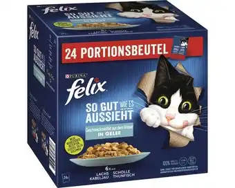 Hornbach Katzenfutter nass felix sgwea wasser multipack 12x85 g Angebot