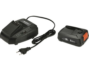 Hornbach Akku und ladergerät starter kit 18v/45 2,5 ah Angebot