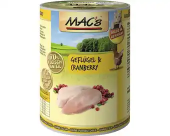 Hornbach Katzenfutter nass mac's geflügel und reis 400 g Angebot