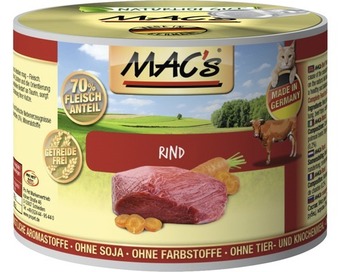 Hornbach Katzenfutter nass mac's rind 200 g Angebot