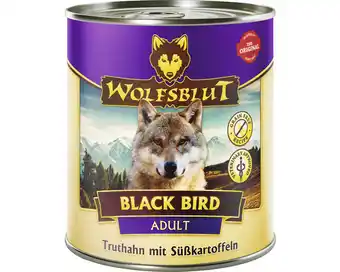 Hornbach Hundefutter nass wolfsblut black bird adult mit wertvollen superfoods, getreidefrei, glutenfrei 800 g Angebot