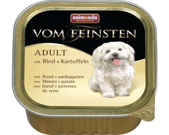 Hornbach Hundefutter nass animonda vom feinsten adult mit rind und kartoffeln 150 g Angebot